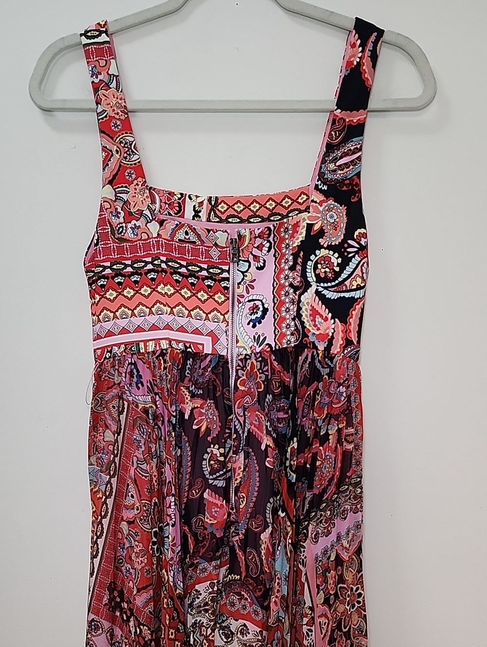 Alice + Olivia Deonna Pleated Tie-waist Wedding Guest Dress Sz 4 - Picture 12 of 16